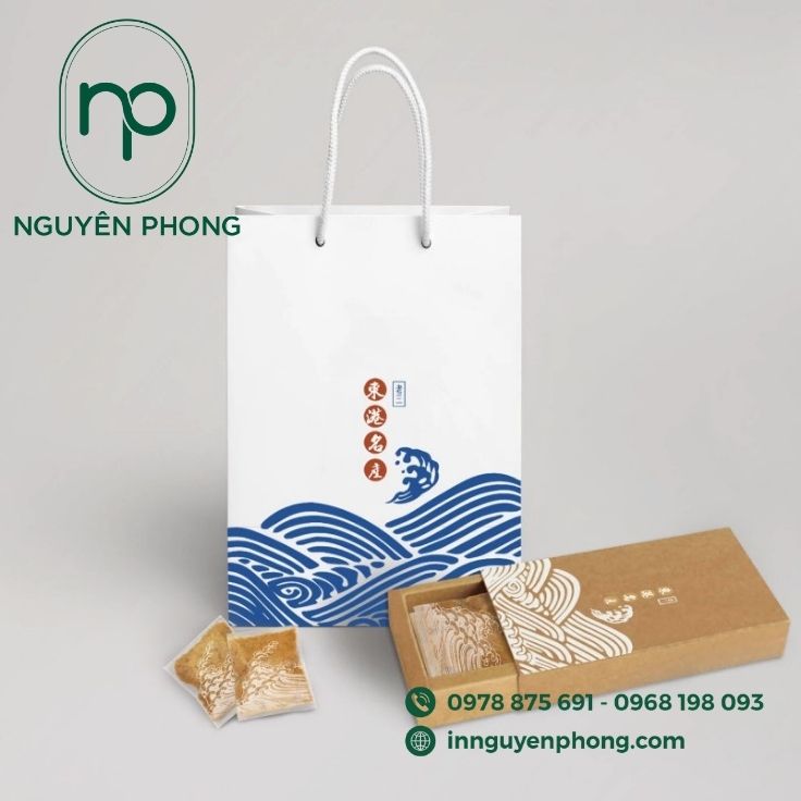 Mẫu túi giấy đồng bộ 